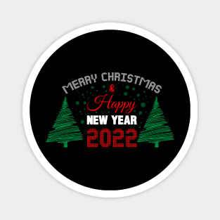 Merry Christmas & Happy New Year 2022 Magnet